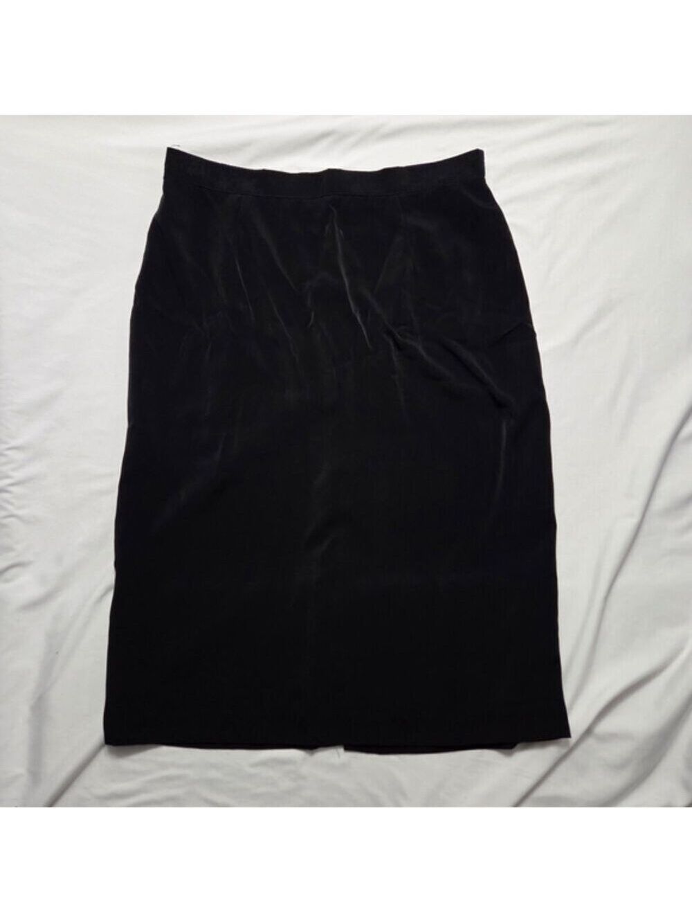 3/ $20 Black Midi Skirt Size Vintage 16 Made in Canada Vintage Workwear